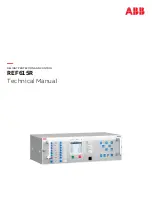 ABB RELION REF615R Technical Manual preview