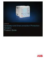 ABB RELION REG615 Product Manual preview