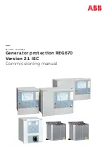 ABB Relion REG670 Commissioning Manual preview