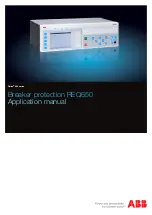 ABB Relion REQ650 Applications Manual preview