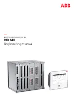 ABB RELION REX640 Engineering Manual preview