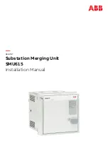 ABB Relion SMU615 Installation Manual preview