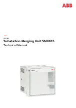 ABB Relion SMU615 Technical Manual preview
