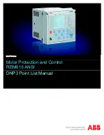 ABB REM615 ANSI List Manual preview