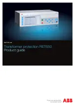 ABB ret650 Product Manual preview