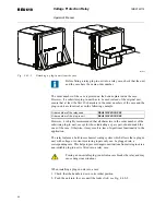 Preview for 46 page of ABB REU 610 Operator'S Manual