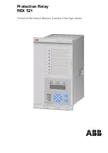 Preview for 1 page of ABB REX 521 Technical Reference Manual, Standard Configurations