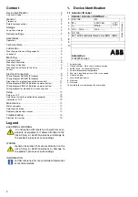 Preview for 2 page of ABB RHD 16000-30 Instructions Manual