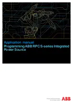 ABB RPC S-series Applications Manual preview