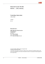 Preview for 2 page of ABB RSD Series Operating Instructions Manual