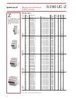 Preview for 14 page of ABB S 280 UC Series Technical Data Manual