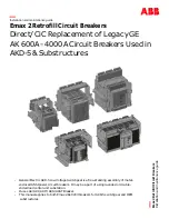 ABB SACE Emax 2 Installation And Maintenance Manual preview
