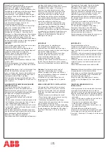 Preview for 2 page of ABB SACE Emax 2 Instructions Manual