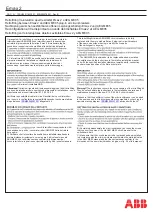 ABB SACE Emax 2 Manual предпросмотр
