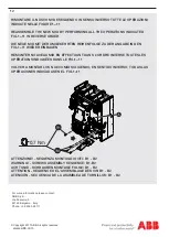 Preview for 7 page of ABB SACE Emax 2 Quick Start Manual