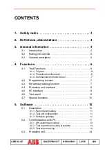 Предварительный просмотр 3 страницы ABB SACE PR010/T Instructions Manual