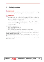 Предварительный просмотр 5 страницы ABB SACE PR010/T Instructions Manual