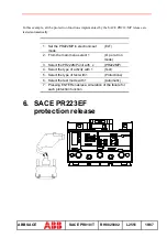 Предварительный просмотр 19 страницы ABB SACE PR010/T Manual