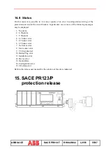 Предварительный просмотр 56 страницы ABB SACE PR010/T Manual