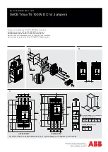 ABB SACE Tmax T5 1000V DC Installation Instructions preview