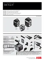 Preview for 1 page of ABB SACE Tmax XT Series Manual