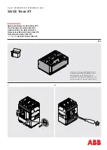 Preview for 1 page of ABB SACE Tmax XT Assembly Instructions Manual