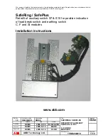 ABB SafeRing Installation Instructions Manual preview