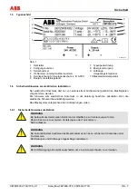 Предварительный просмотр 9 страницы ABB Sensyflow FMT400-VTCS Commissioning Instructions