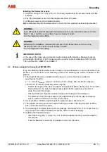 Предварительный просмотр 41 страницы ABB Sensyflow FMT400-VTCS Commissioning Instructions