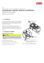 ABB SM1000 Replacing Instructions preview