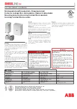 Предварительный просмотр 2 страницы ABB SMISSLINE TP ZLS224 Mounting Instruction