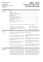 Preview for 2 page of ABB SPAJ 140 C User Manual And Technical Description