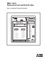 Preview for 1 page of ABB SPAJ 142 C User Manual And Technical Description