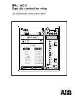 ABB SPAJ 160 C User Manual And Technical Description preview