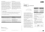 ABB Stanilite Economy e-Luna circular LED Installation Manual preview