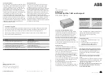 Предварительный просмотр 1 страницы ABB Stanilite Platinum Spitfire LED weatherproof Installation Manual