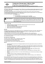 Preview for 5 page of ABB T 900 DU V1000 Operation Instructions Manual