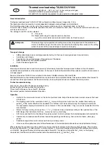 Preview for 9 page of ABB TA 200 DU V1000 Operating Instructions Manual