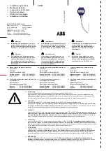 Preview for 1 page of ABB TA521 Installation Instructions