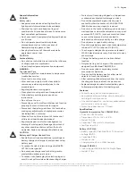 Preview for 2 page of ABB T&B Tools TBM12PCR-LI Operating Instructions Manual