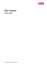 Предварительный просмотр 1 страницы ABB Terra AC User Manual