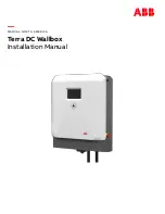 ABB Terra DC wallbox Installation Manual preview