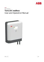 Preview for 1 page of ABB Terra DC wallbox User'S Operation Manual