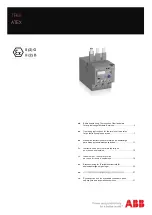 ABB TF65 Operating Instructions Manual preview