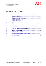 Preview for 3 page of ABB TPL-C Series Assembly Instructions Manual