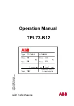 Preview for 1 page of ABB TPL73-B12 Operation Manual