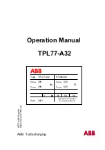 Preview for 1 page of ABB TPL77-A32 Operation Manual