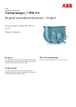 ABB TPR FV Series Assembly Instructions Manual предпросмотр