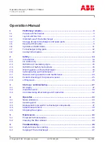 ABB TPR61-F Operation Manual предпросмотр