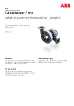 Preview for 1 page of ABB TPX Series Assembly Instructions Manual